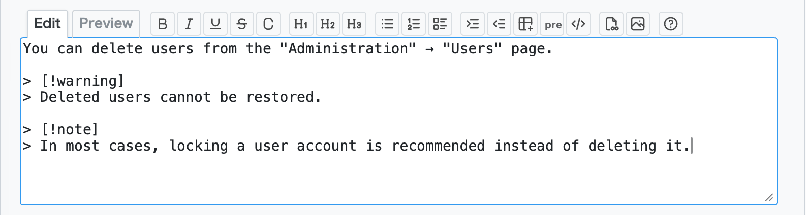 Displaying Alert Boxes Using Markdown in My Redmine | My Redmine Global ...